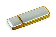 Ο ανεφοδιασμός εργοστασίων USB παρουσιάζει εμπορικό σήμα 16G 3,0 ζωής κίτρινο μέταλλο USB χρώματος με το προσαρμοσμένες λογότυπο και τη συσκευασία