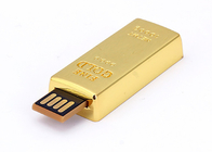 Ο ανεφοδιασμός 16G 3,0 υλικός χρυσός φραγμός USB εργοστασίων USB μετάλλων με το προσαρμοσμένο λογότυπο παρουσιάζει εμπορικό σήμα ζωής