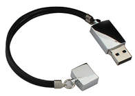 Αργυροειδές Drive λάμψης μετάλλων USB με την υψηλή μεγάλη χωρητικότητα σειράς Keychain