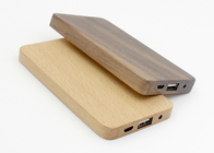 Φορητή χαρασμένη σφένδαμνος ξύλινη τράπεζα δύναμης 4000 Milliampere για Iphone 8