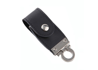 Ο ανεφοδιασμός εργοστασίων USB παρουσιάζει εμπορικό σήμα 8G 3,0 ζωής μαύρο δέρμα USB χρώματος με το προσαρμοσμένες λογότυπο και τη συσκευασία