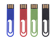 Το πράσινο πλαστικό προσαρμοσμένο τύπος λογότυπο συνδετήρων βιβλίων Drive ραβδιών USB παρουσιάζει εμπορικό σήμα ζωής